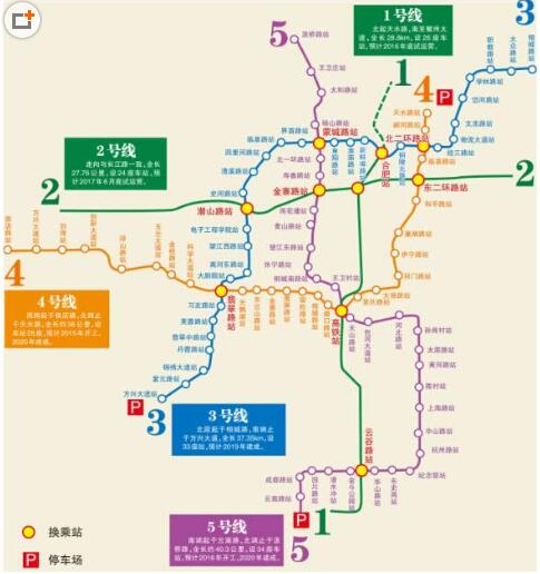 合肥要建15条地铁,3条轻轨!在建地铁有最新进展啦!(附