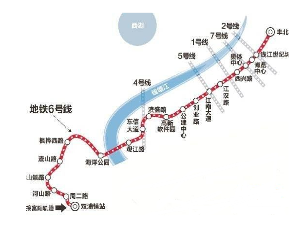 杭州地铁6号线最新消息更胖更快杭州地铁6号线样车出炉线路图站点开通