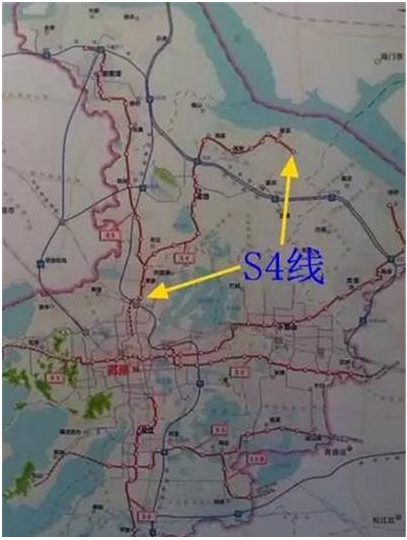 张家港地铁规划高清图