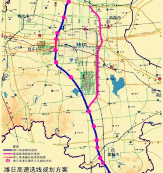 潍日高速最新消息:预计10月份全线通车 比原定计划提前半年(附规划图)