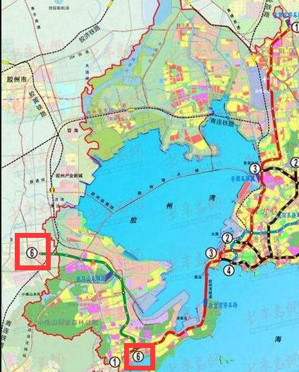 青岛地铁6号线一期工程起自黄岛区井冈山