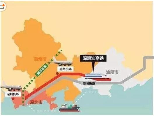 深汕高铁最新消息:时速350公里,将连接惠州汕头!(附线路图)