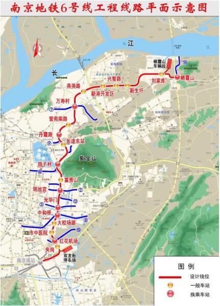 南京地铁6号线最新进展增设4座车站将与s1合并为大机场线附开工时间