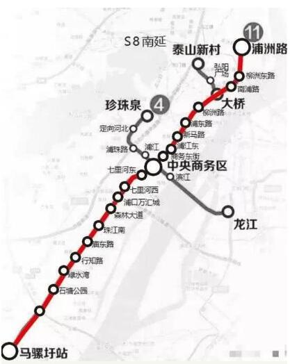 s8号线北延天长招标江北新区12条地铁连通南京附线路图