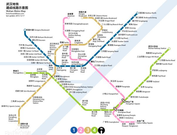 武汉地铁最新消息34号线调整运行图纸坊线未来还有望建设支线附线路图