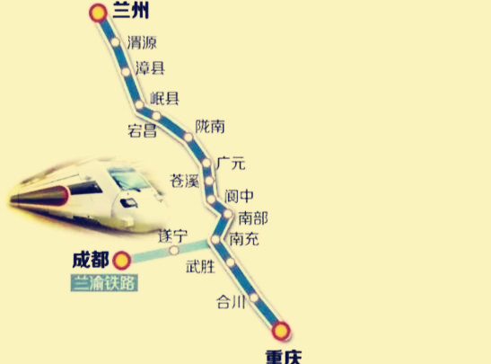 兰渝高铁,潼荣高速最新进度如何看过来!(附线路图)