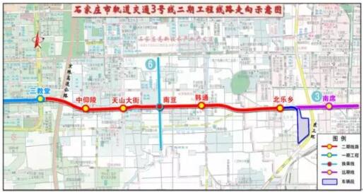 石家庄地铁最新消息1号线二期主体工程收官23号线也有最新进展附线路