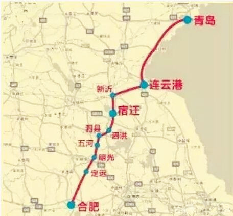 合宿新高铁最新消息泗县段争取2019年初开工规划进入国家级附线路图