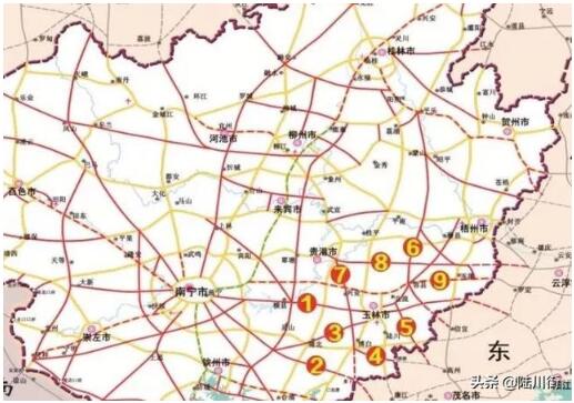 浦北至北流高速公路征地拆迁正式启动,将于2022年开通(附规划线路图)