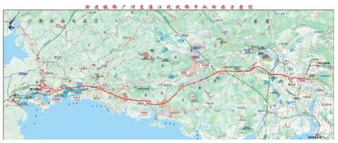 最新消息广州到湛江高铁最新线路图站点开始公示啦