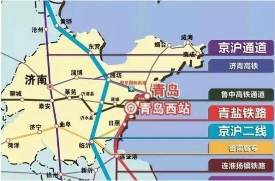 青聊高铁项目将上报国家发改委,在泰安设站(附线路规划图)