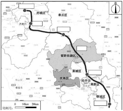 以隧道形式穿越齐长城遗址据悉,济莱高铁位于济南市境内,线路整体呈