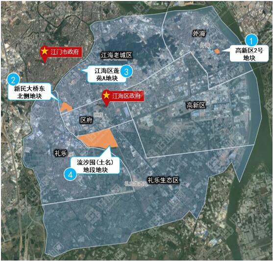 大湾区供地计划:江门市江海区拟出让约2251亩住宅用地