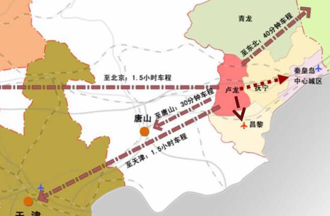 卢龙县城街道地图图片