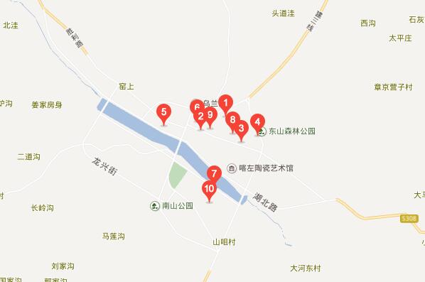 辽宁省喀左县地图图片