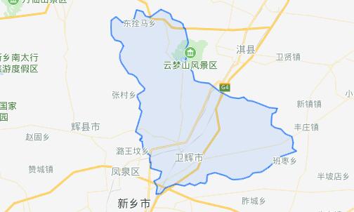 卫辉市狮豹头乡地图图片