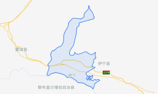 伊宁县各乡镇地图图片