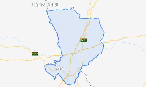 双辽市地图高清版图片