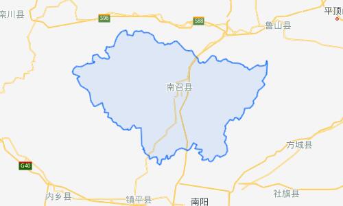 南召县城地图高清全图图片