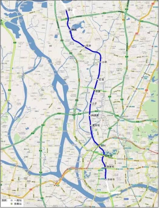 广州地铁8号线北延段线路图jpg