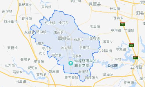 固镇县城关镇地图图片