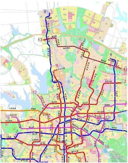 最新合肥地铁3号线将于2019年底投入运营8号线也有新进展附线路图