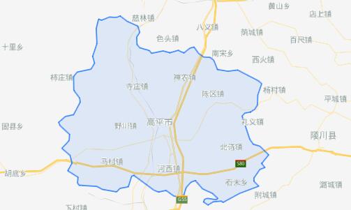 高平市原村乡地图图片