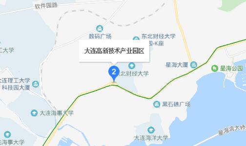 大连高新区地图高清版图片