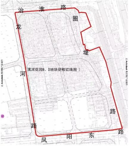 征收范围红线图二,征收范围:该区域房屋征收范围,已经规划部门确定