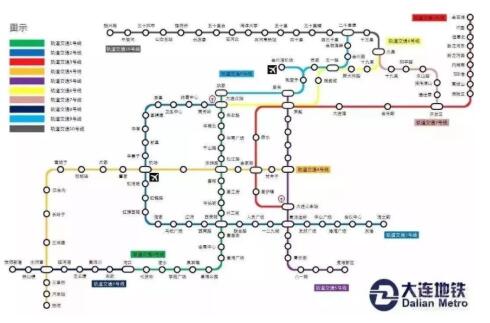 大连地铁全家福来了8条线路聚齐你关心的那条咋样了附线路图