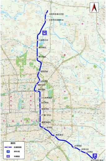 北京地鐵17號線最新進展將於2022年開通運營共設21座車站附線路圖