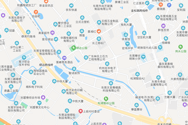 寮步塘唇地图图片